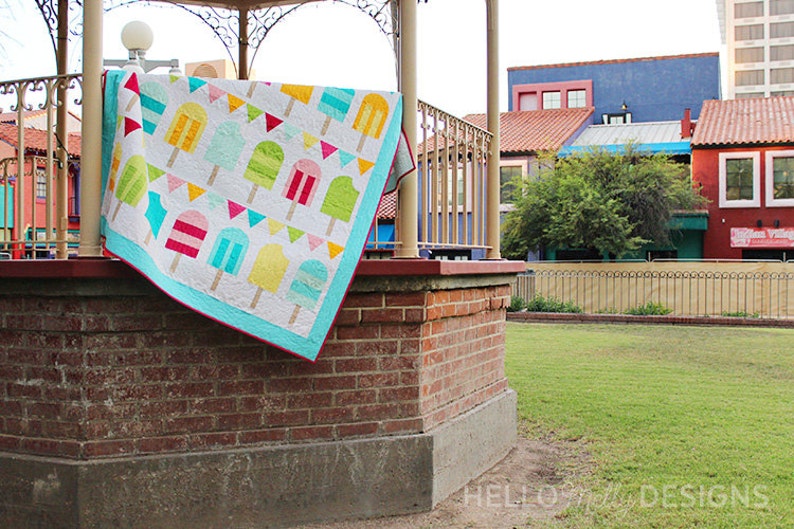 Popsicle Parade Quilt Pattern Etsy