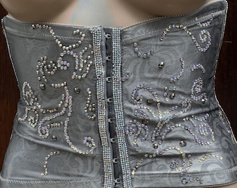 Reworked by Brebitz Grey Green Fairy Waist Girdle Size SM