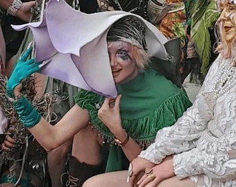 Handgemaakte Brebitz Studios Giant Datura-zendspoel Halloween