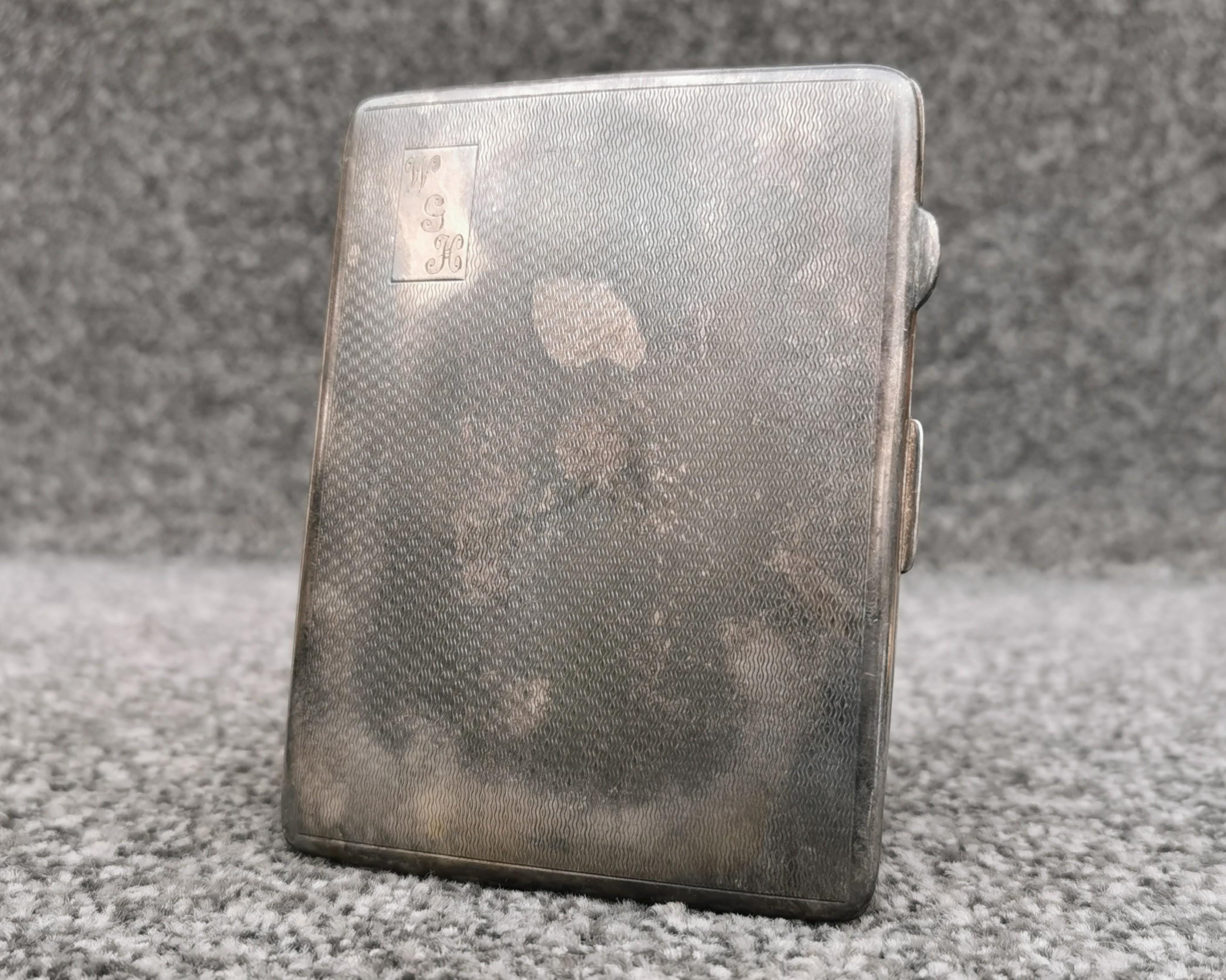 epns cigarette case EPNS Cigarettes Case Silver-plated, Gilt Lined, Vintage Aristocrat