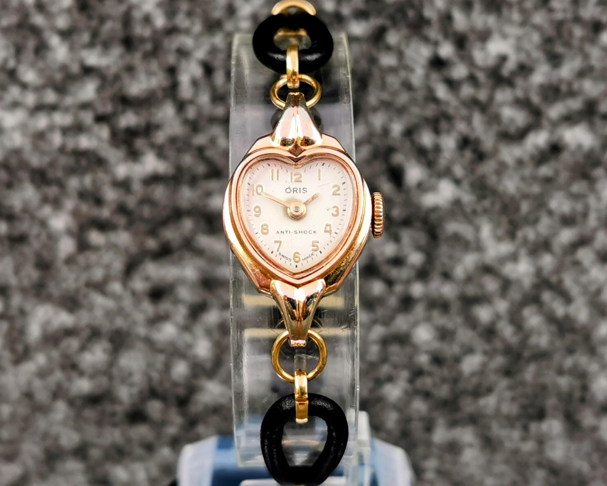 Vintage 1950s ORIS Mechanical Cocktail Dress Watch Rolled Gold