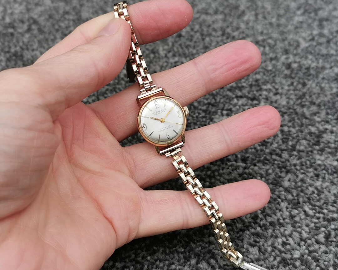 Kienzle Uhr Deutschland Made 17 Jewels Rolled Gold Poliert Link