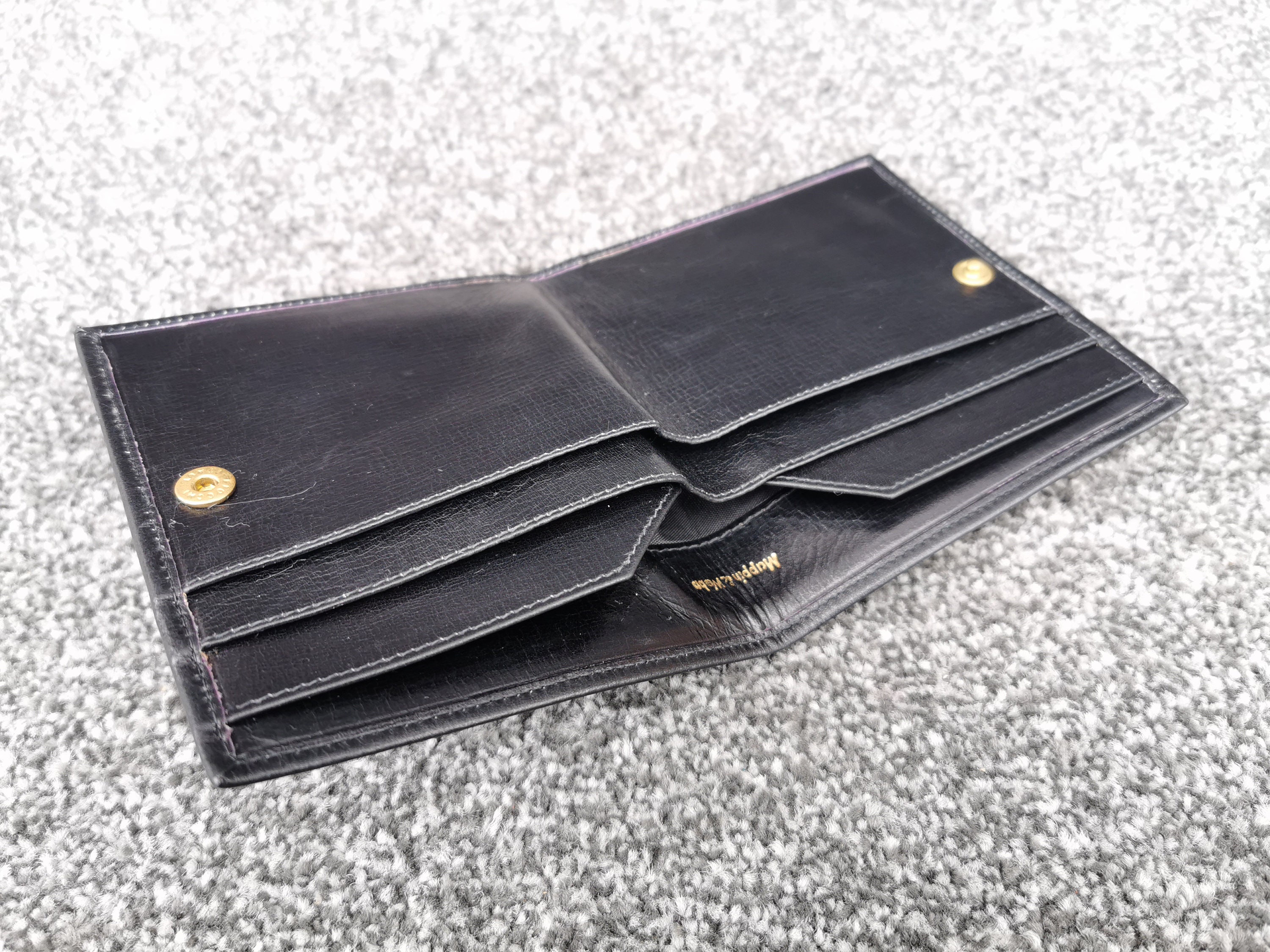 1980's Mappin & Webb Classic Leather Notecase Wallet | Etsy UK