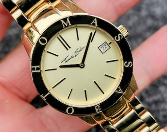 Thomas Sabo Gold-Plated Watch: Small Wrist Watch 15cm 6", Date Indicator