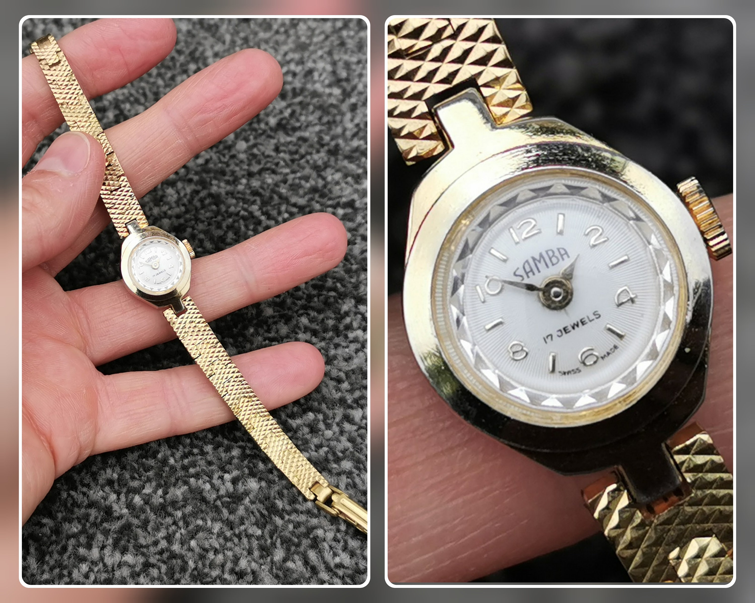 Montre Samba des ann es 1970 fabrication suisse 17 rubis cadran
