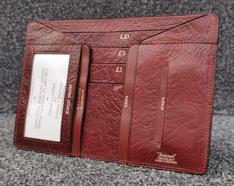 BNWT 1960s Vintage Goldcrest Genuine Calf Leather Wallet, Made In England, Sold by WHSmith