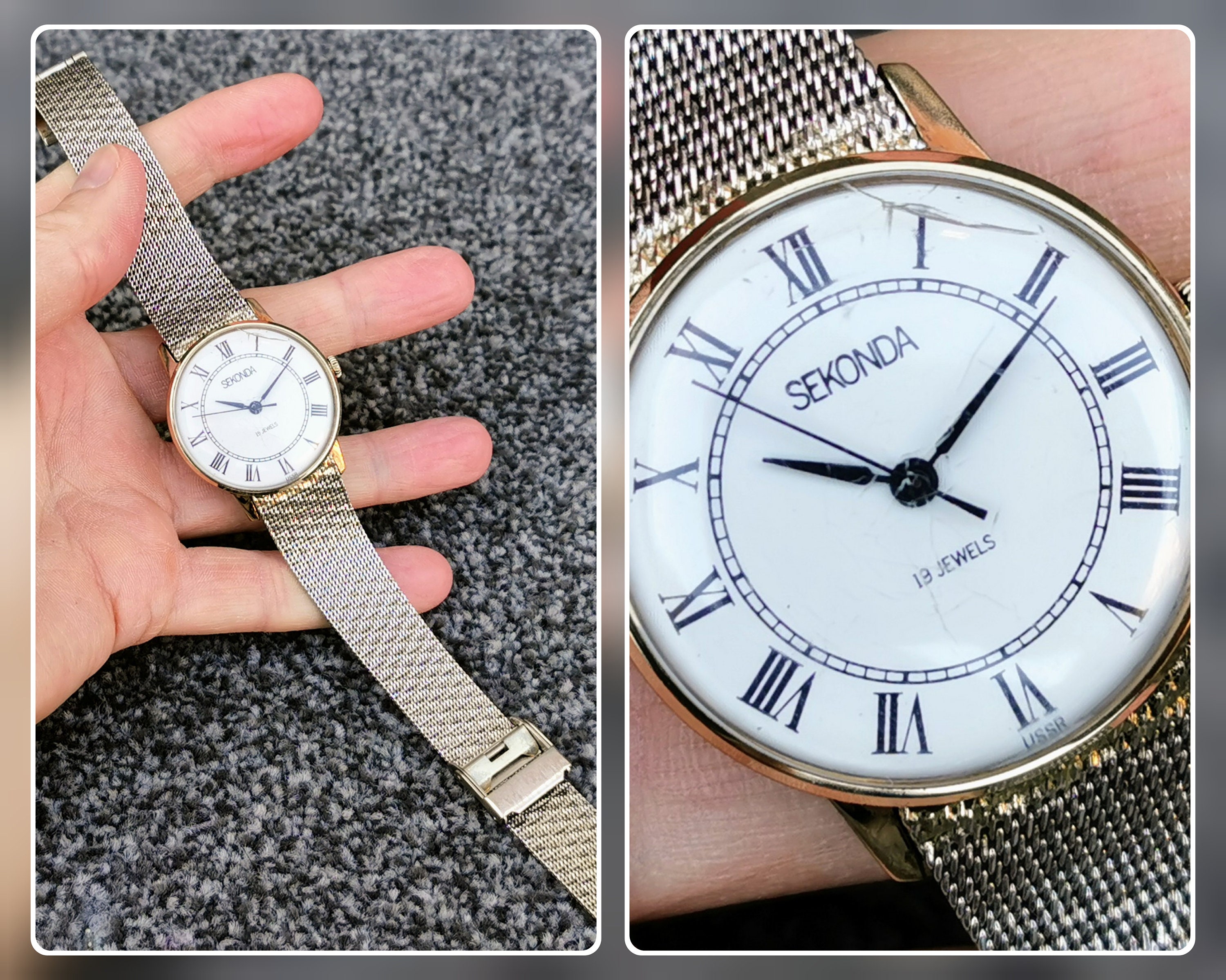 Old sekonda watches value sale