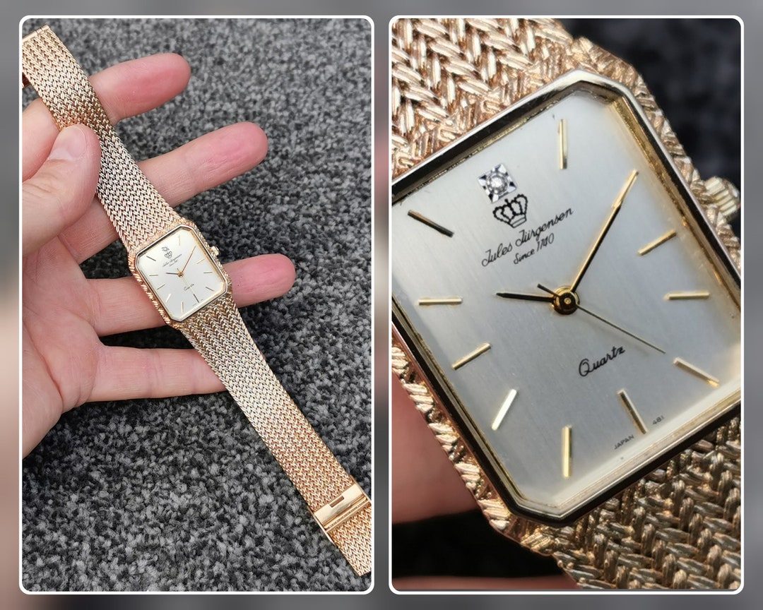 Jules jurgensen gold watch value sale