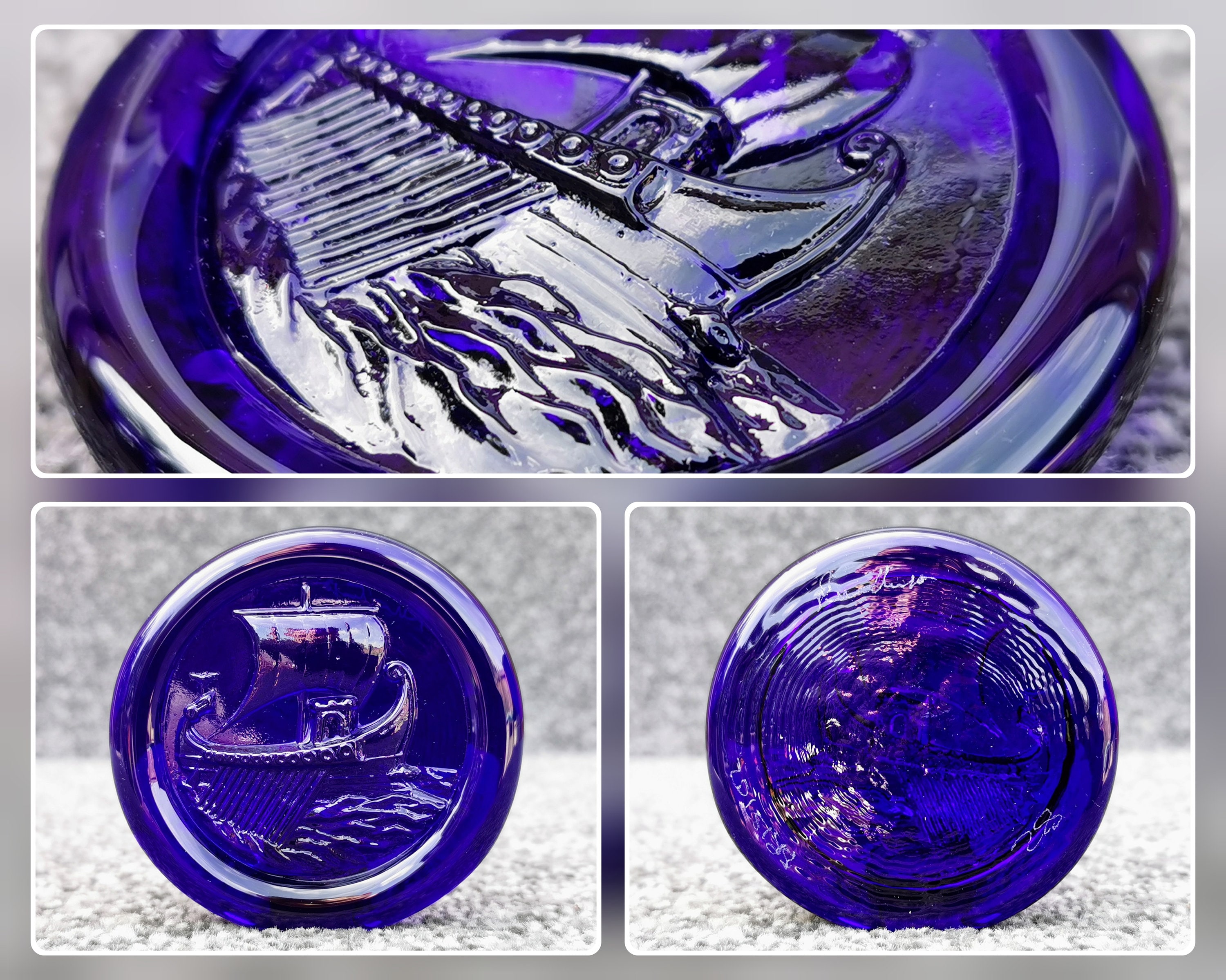 Bristol Glass Blue Vase, image size:3000x2399