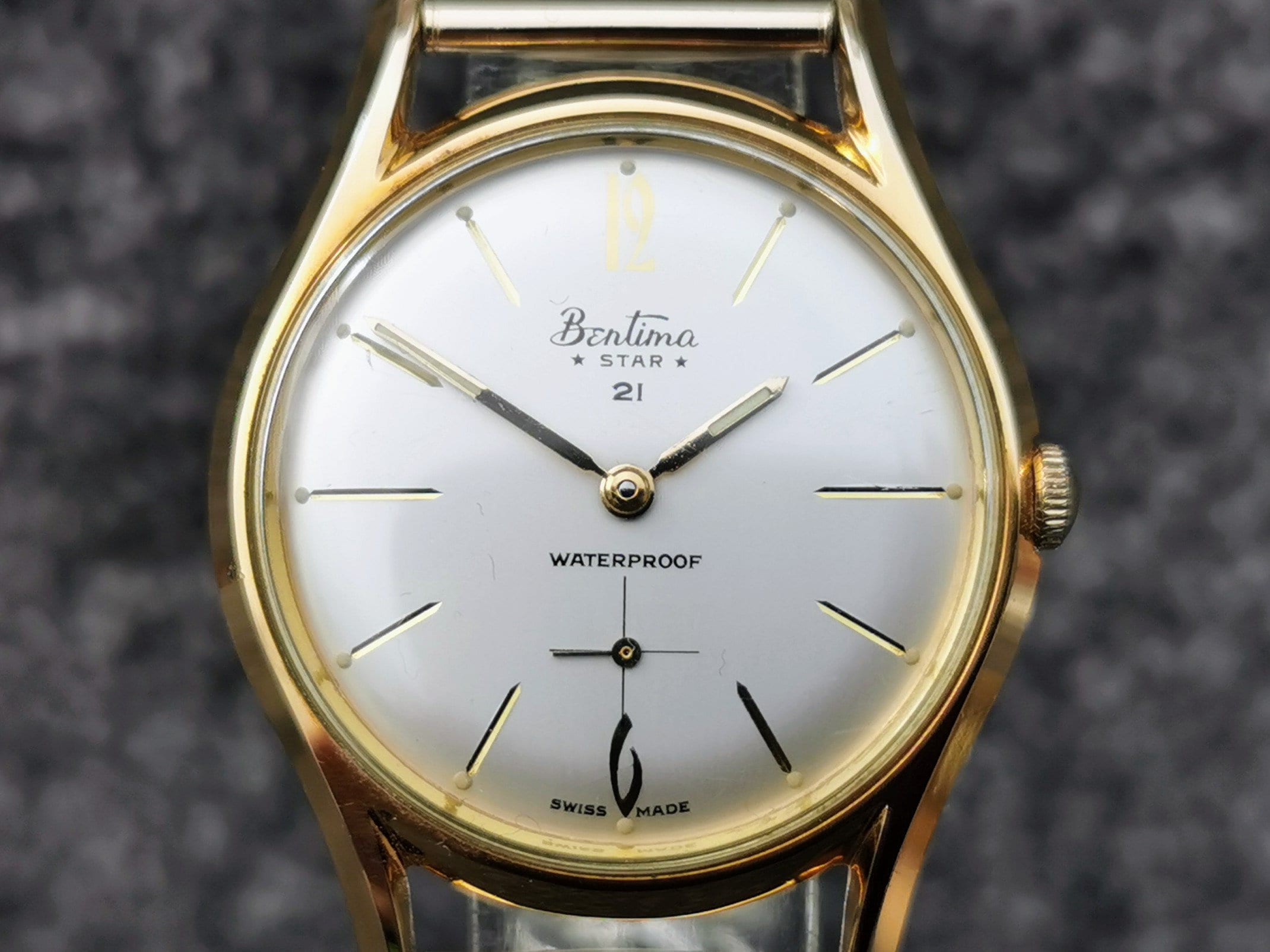 1960s Bentima STAR 21 Jewels Watch Swiss Made Montal Rolled Gold