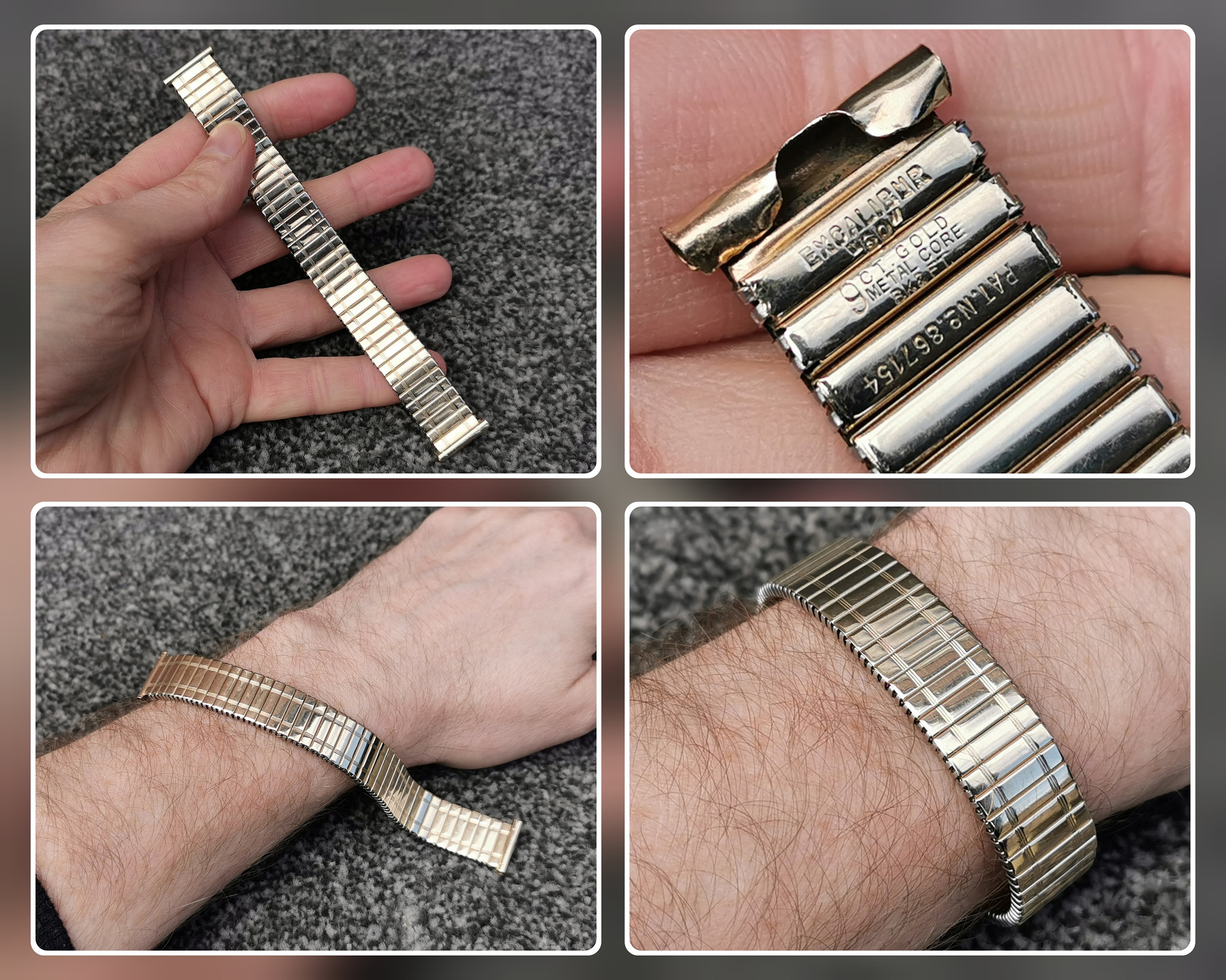 Excalibur expanding watch straps best sale