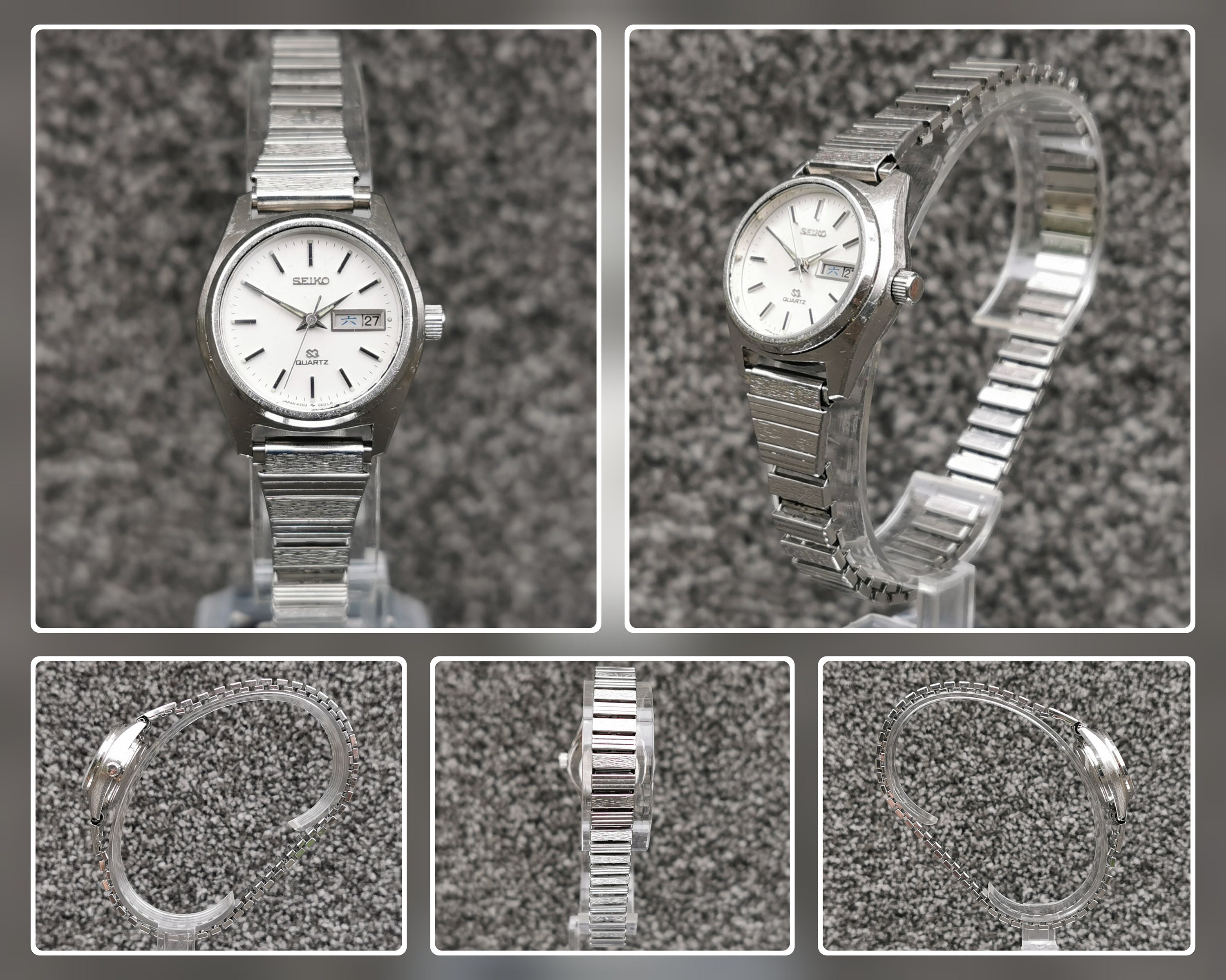 1977 Seiko Watch SQ Quartz, Chinese & English Day Date Indicator, Stainless Steel, Vintage Mum, Wife, Grandma Gift Idea - Etsy 1977 Seiko Watch SQ Quartz, Chinese & English Day Date Indicator, Stainless Steel, Vintage Mum, Wife, Grandma Gift Idea - Etsy