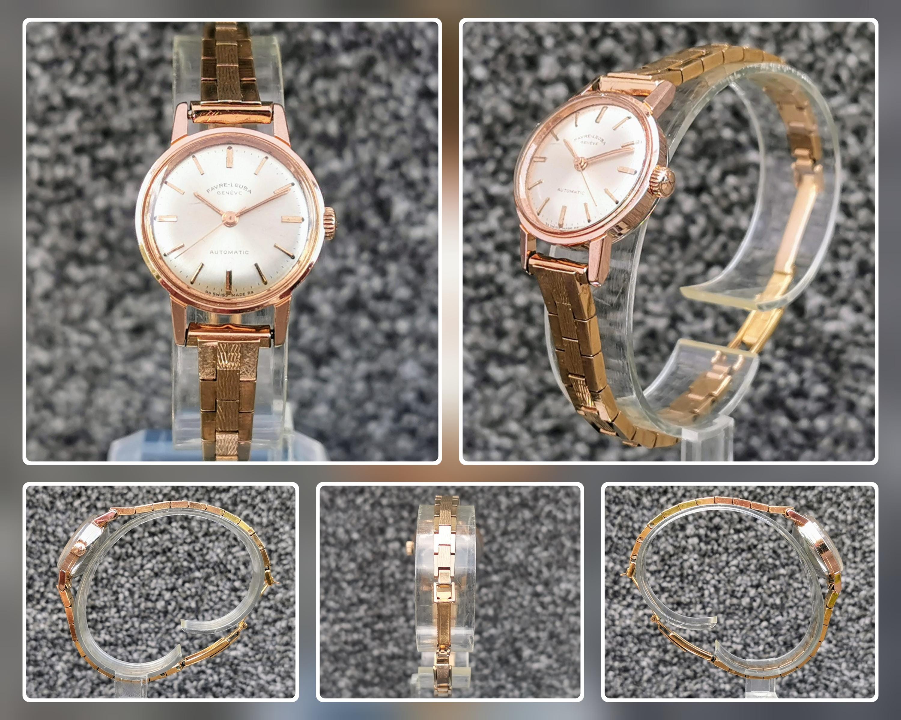 Favre-leuba Geneve 21 Jewels Automatic Watch, Round Dial, 18ct