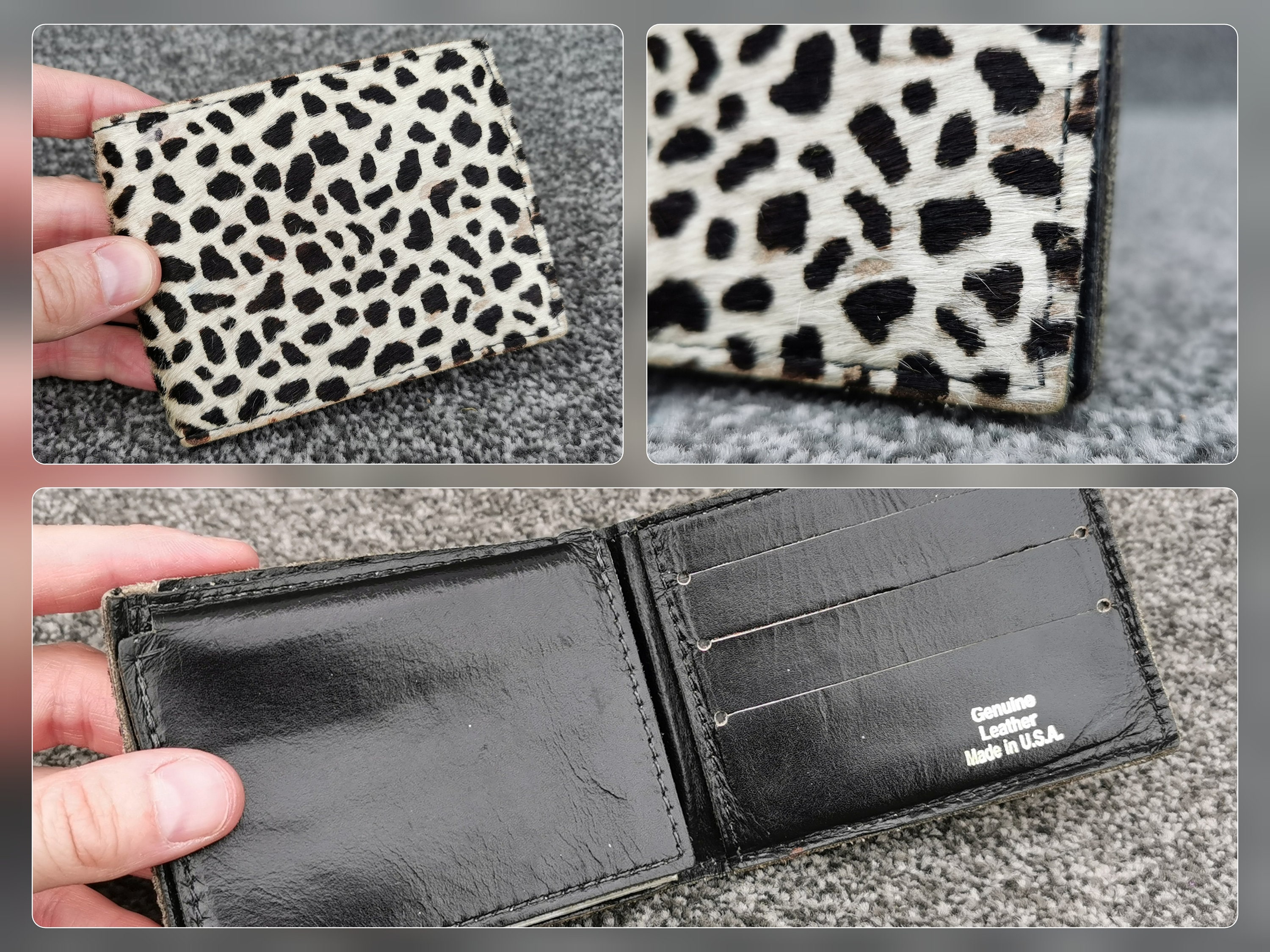 animal print wallet