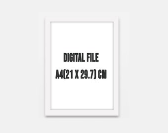 Print *DIGITAL* in A4 Size