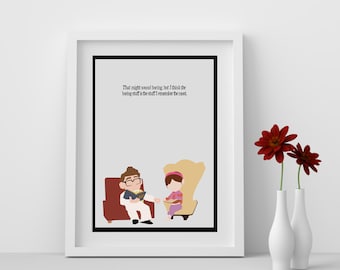 Up Movie Minimalist Quote