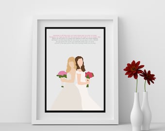 Bride Wars Minimalist Movie Quote
