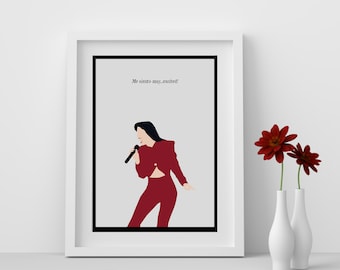 Selena Minimalist Movie Quote