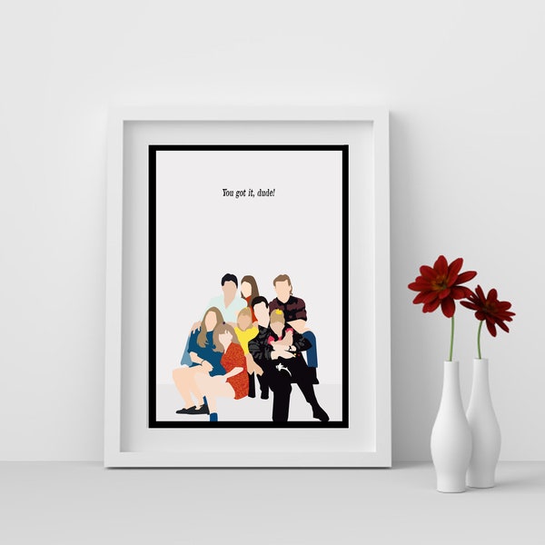 Full House TV-Poster mit Spruch