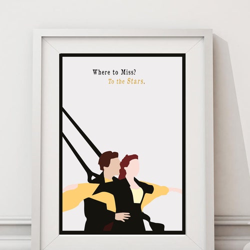 Titanic Movie Poster Digital Download Graphic Titanic Etsy
