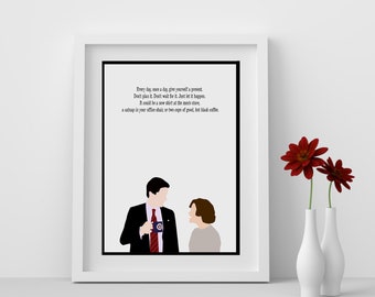 Twin Peaks TV Show Minimimalist Quote