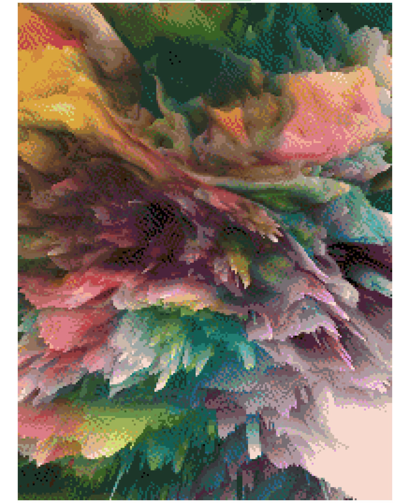 Embroidery Pattern Color Burst Abstract Art Cross Stitch Etsy