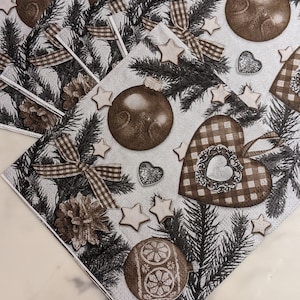 Serviettes en papier pour découpage Feuilles d'automne - lot de 4 - pour le scrapbooking, la fabrication de cartes, le collage, le découpage, l'art et l'artisanat modifiés