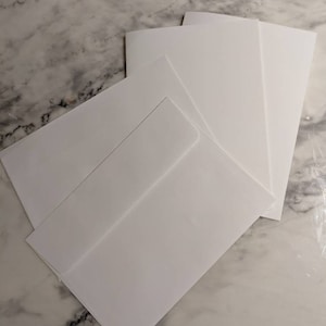 Ensemble de 30 cartes et enveloppes blanches vierges de poids lourds premium, cartes de vœux vierges