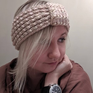 READY TO SHIP Knitte Headband Ear Warmer Winter Head wrap Winter Headband Chunky Headband Winter Trend Knit headwrap Accessories Womens gift
