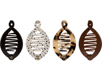 Ovale Banaan Clip Paardenstaart Houder Vis Clips Klassieke Meisjes Haar Clip Haarspeldjes Vrouwen Haarspeld Haarspeldjes Vis Clips Vis Haarspeldjes