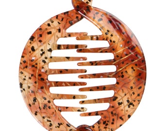 Round Brown Gold Banana Clip Ponytail Holder Classic Fish Clip Girl Hair Clip Hair Clips Women Hair Clip Hair Clips Fish Hair Clips