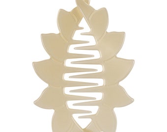 Cream Classic Fish Clip Girl Hair Clip Hair Clips Women Hair Clip Hair Clips Fish Clips Ponytail Holder Fish Hair Clips Banana Clip
