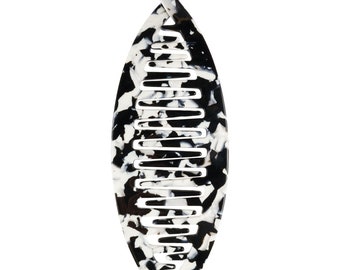 6" Black and White Banana Clip Ponytail Holder Classic Fish Clip Girl Hair Clip Women Hair Clip Hair Clips Fish Clips Fish Hair Clips