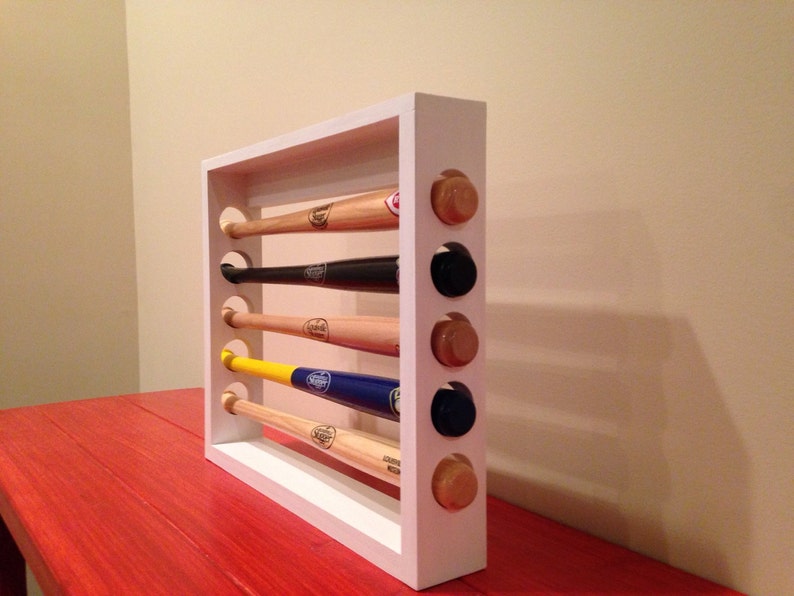 Mini Baseball Bat Display Holder Rack Table Top or Wall Etsy