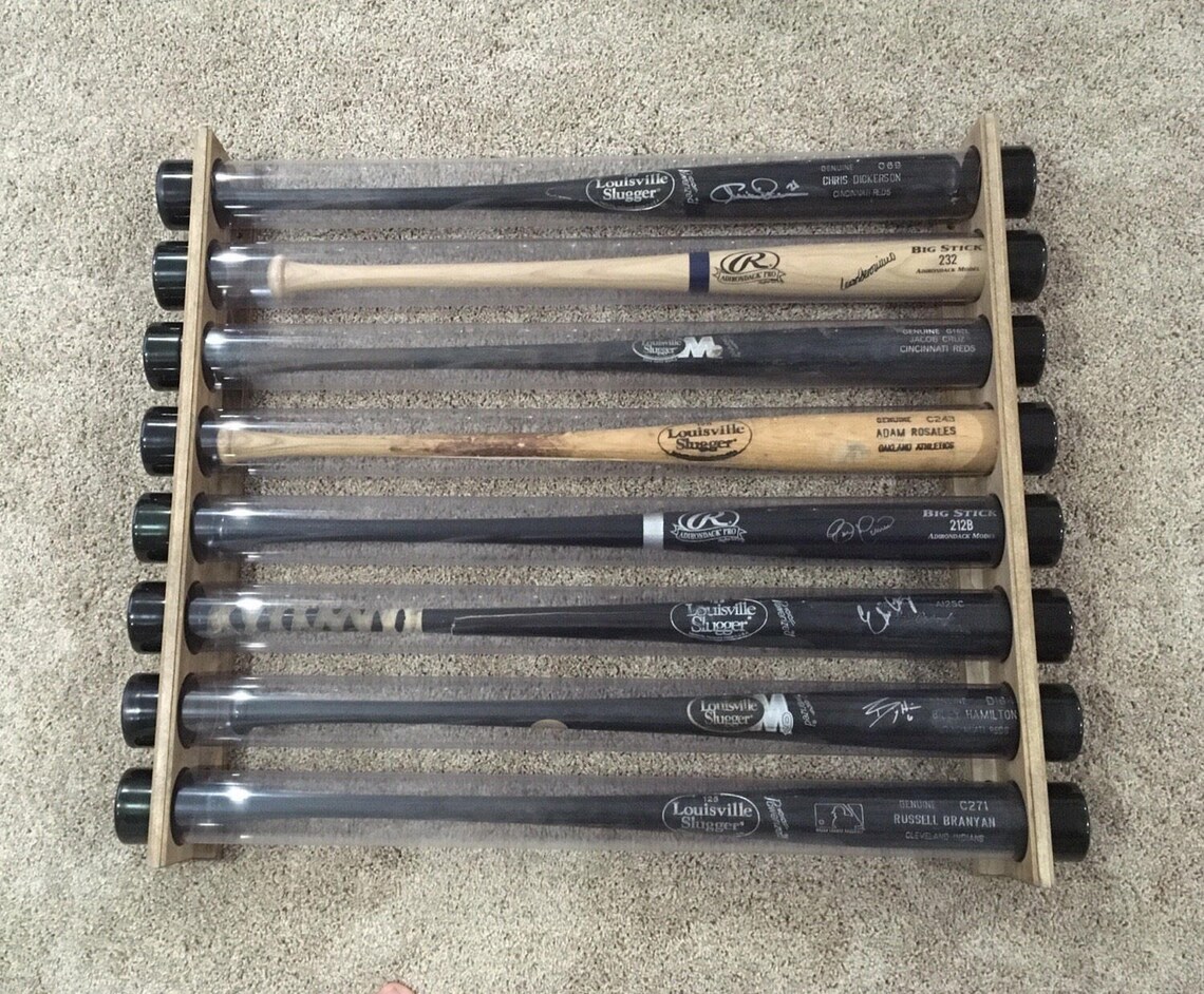 Baseball Bat Tubes Clear With End Caps for Use With Bat Etsy