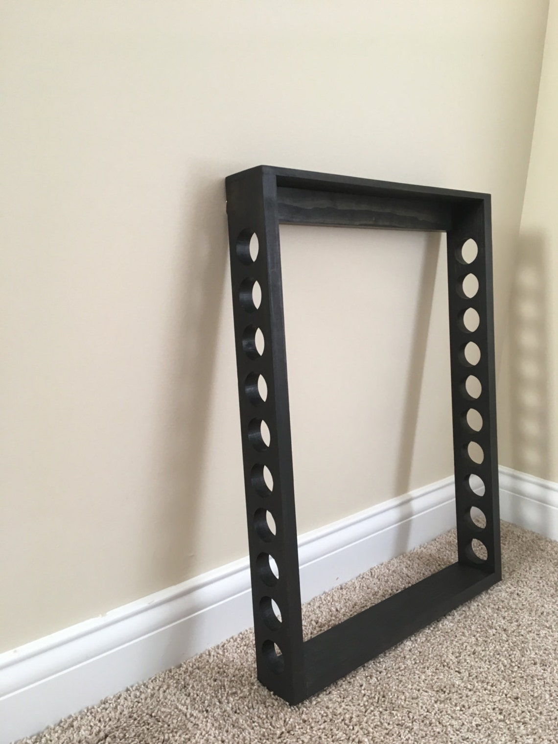 10 Mini Baseball Bat Display Holder Rack – Wall Mount – Holds 10 Mini ...