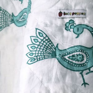 Designer Baby Quilts [Peacock]