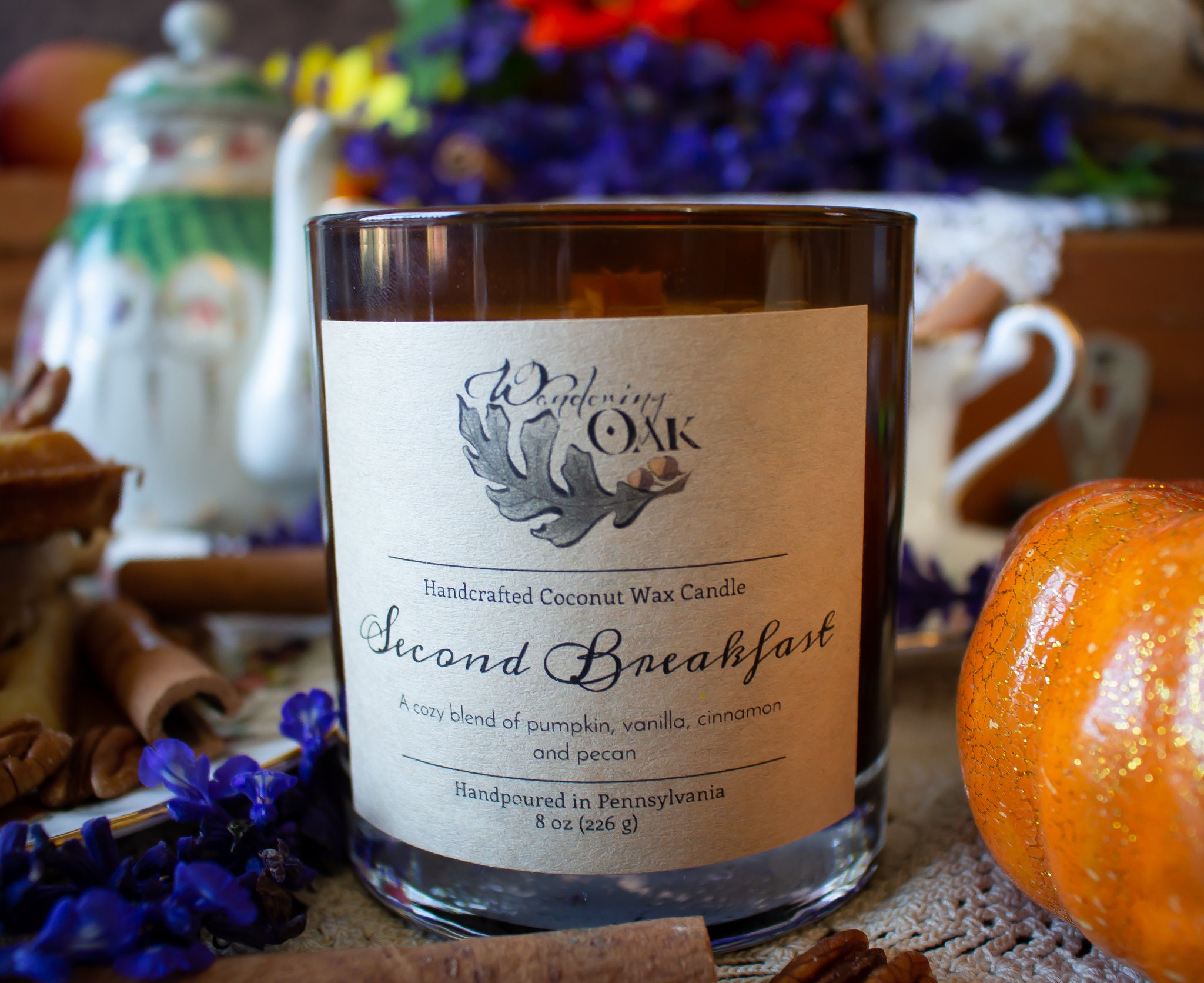 Haunting Fog 7 Oz. Candle, Glitter Infused, Wood Wick Candle, Witchcraft  Inspired, Fall Aesthetic, Room Decor 