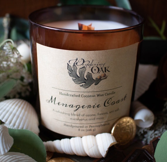 Frankincense | Wood Wick Candle with Natural Coconut Wax Standard 8 oz