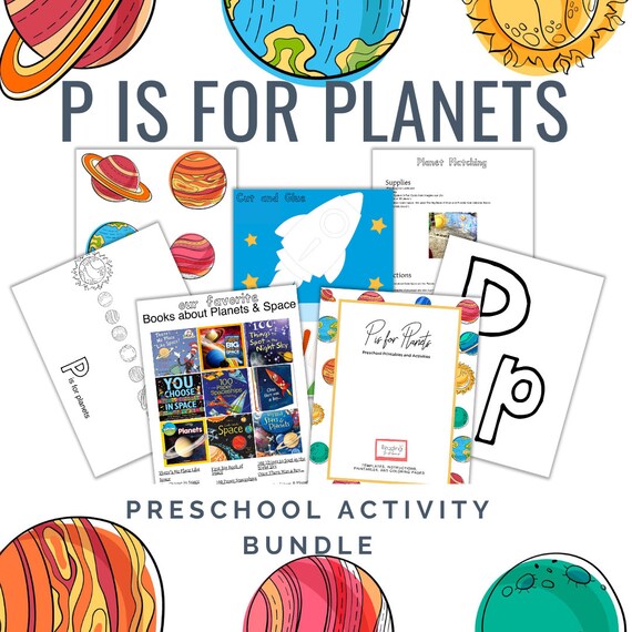Planets for Preschool Activities | Etsy