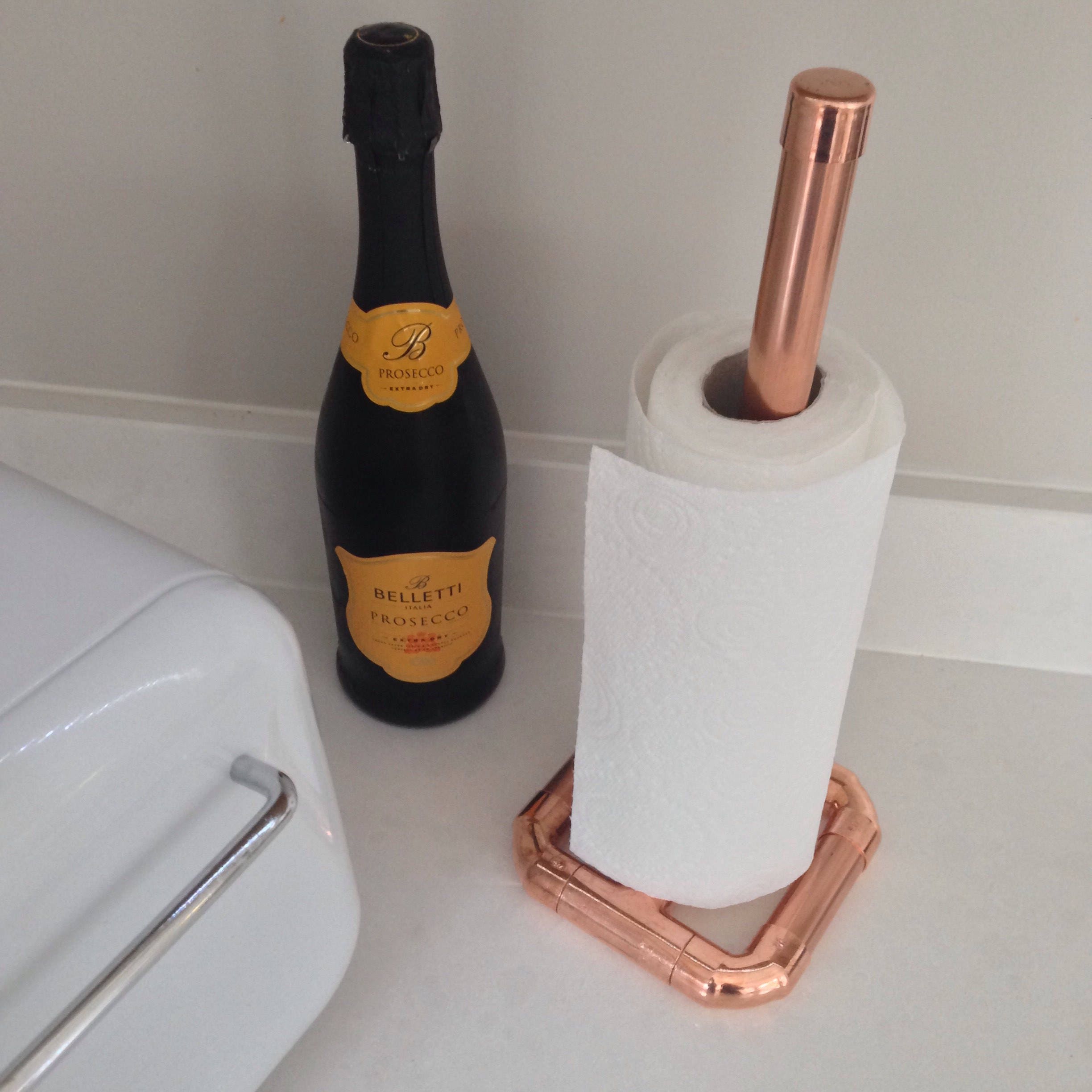 Copper kitchen roll holder paper towel holder contemporary Etsy