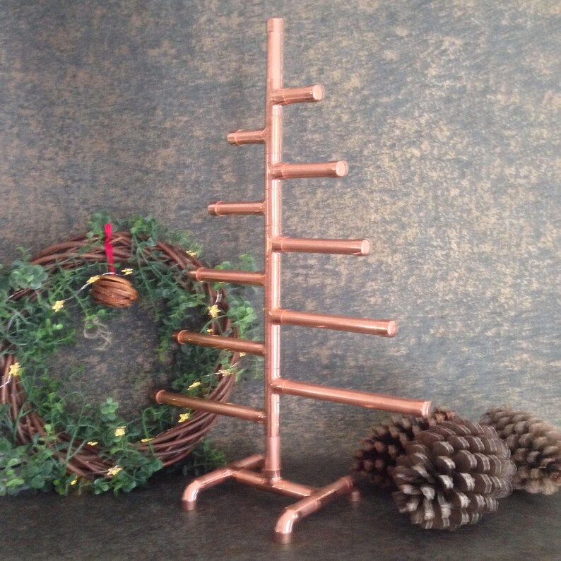 Copper Pipe Xmas Tree industrial skandi style Etsy