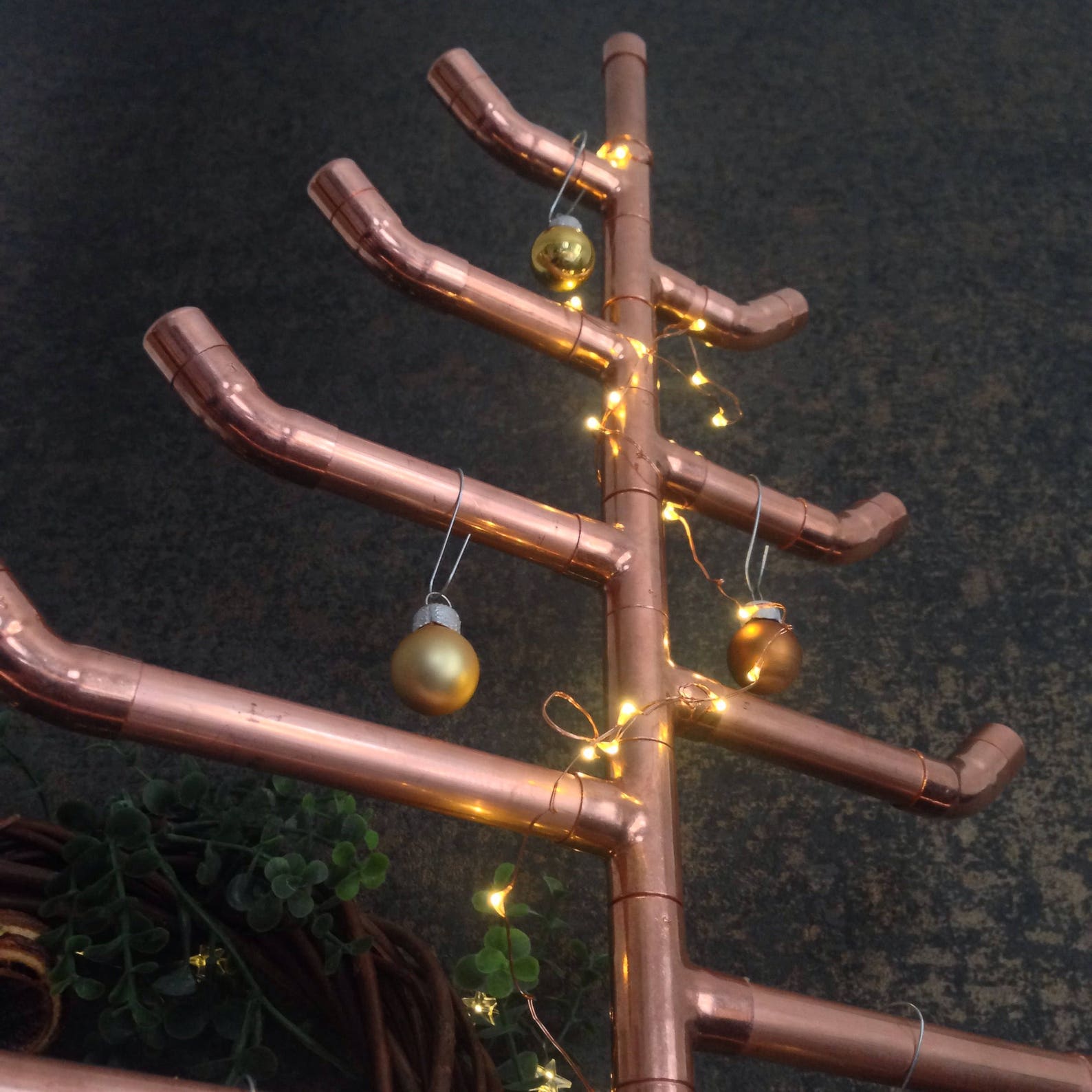 Copper Pipe Christmas Tree Xmas Tree Christmas Decor Etsy