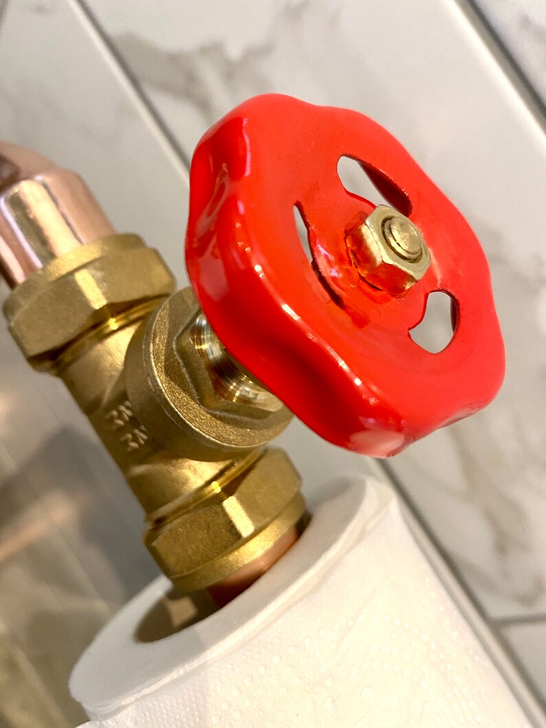 Industrial Toilet Roll Holder Free Standing Etsy