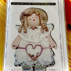 A Handmade Card (the best kind) - All Occasion Card - Blank for you to write your own message - Envelope Included - 5&quot; x 7&quot;