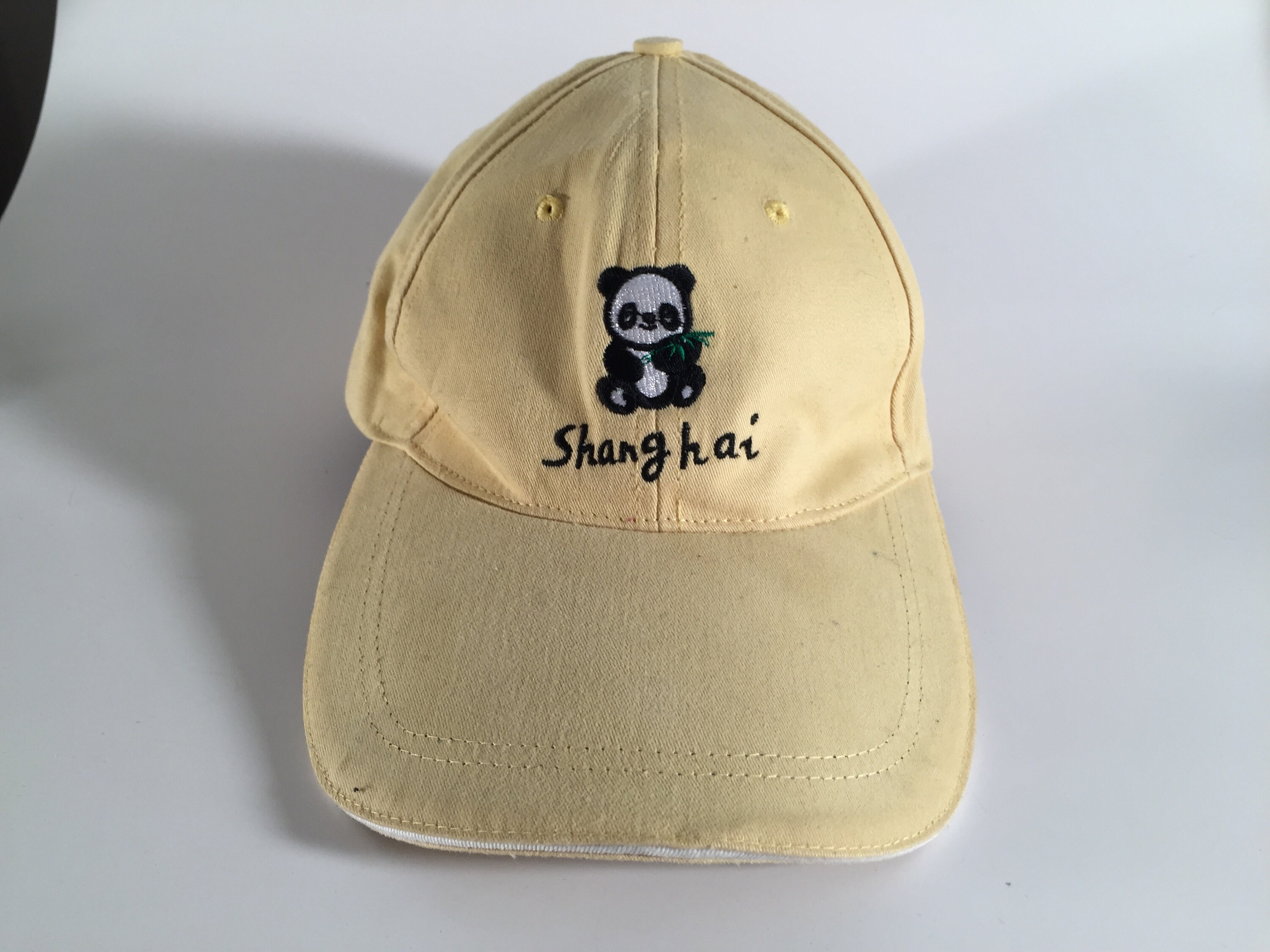 pastel yellow baseball cap