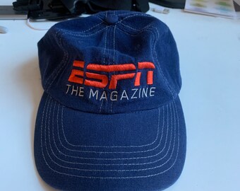 ESPN The Magazine Hat Blue Stitched Strapback