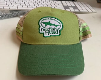 Dogfish Head Beer Hat Trucker Mesh Green Snapback