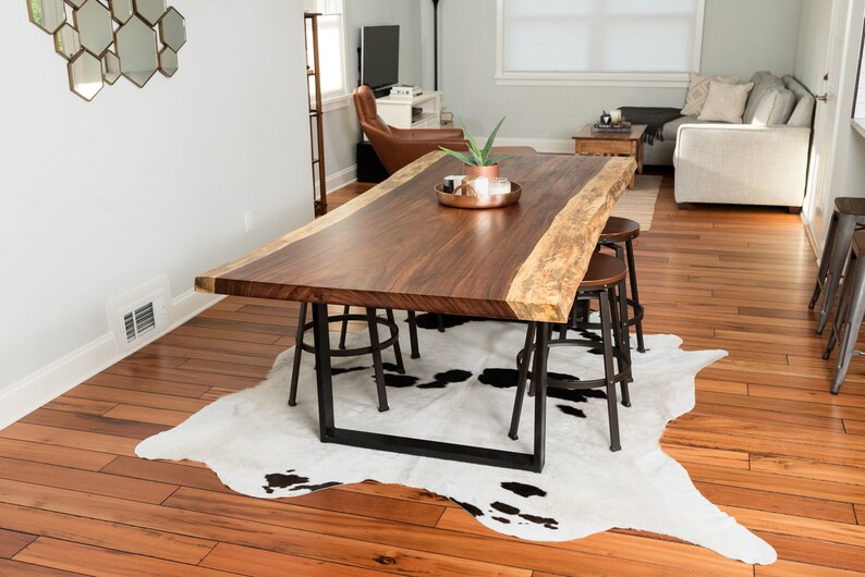 Custom Live Edge Acacia Dining Table