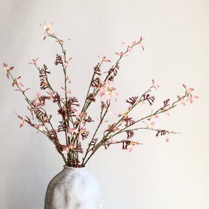 45.6" Artificial Pink Kangaroo Paw Stems, Fall Pink Flowers, Home Decor/DIY Wedding Bouquets